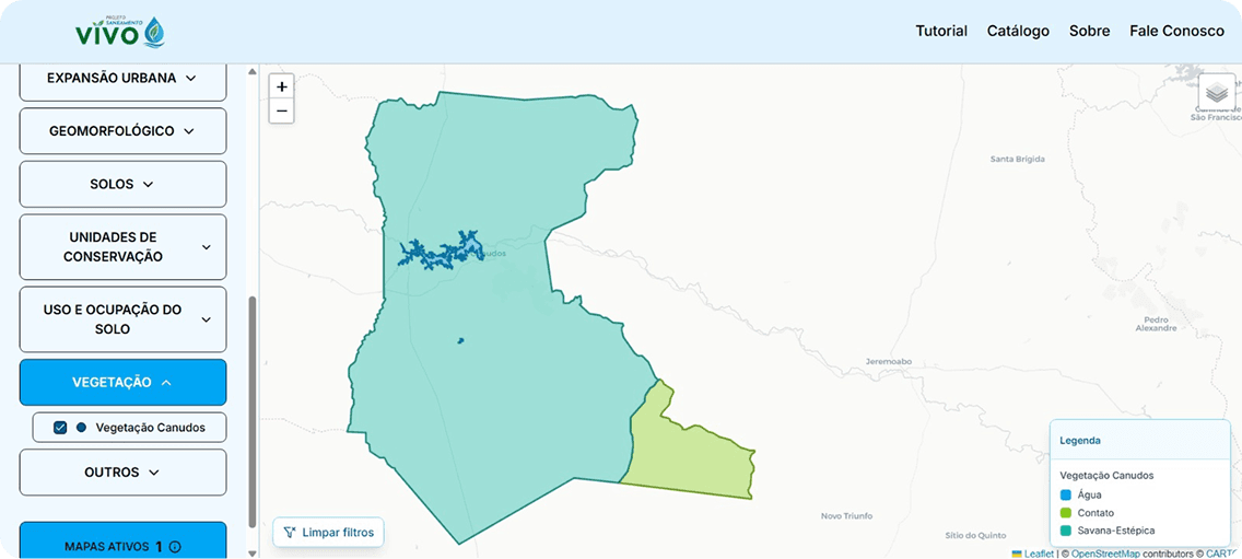 Mapa de dados do painel - parte 1